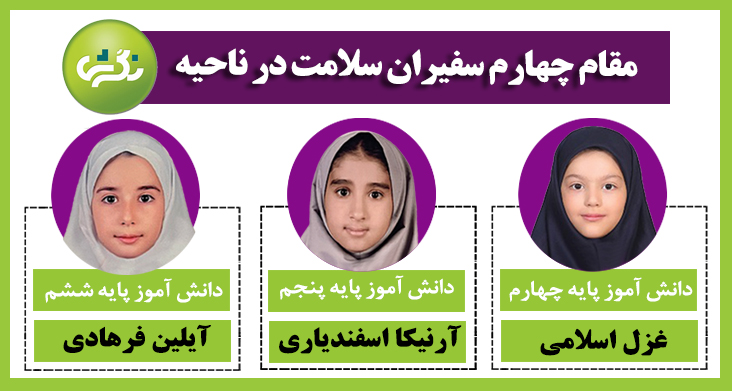 رتبه چهارم سفیران سلامت